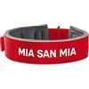 Hunter NEOPREN REFLECT FC Bayern München - Collare per cani, M-L (55), rosso/grigio