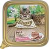 Stuzzy, Cibo Umido per Gatti Adulti al Gusto Prosciutto, Linea Paté e Carni in Pezzi - Totale 3,2Kg (32 Vaschette da 100G)