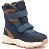 KADVA Stivali de neve per Bambini NEVAD Taglia 28-35 EU Colore Blu Navy Impermeabili Calde e Traspiranti Scarpe Invernali per Bambini Suola Ammortizzante e Antiscivolo con Inserto ORTHIEASE