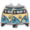 BRISA VW Collection - T1 Bus Pulmino Profumatore Auto Set da 2 | Volkswagen Deodorante Auto da Appendere, fragranza a lunga durata per campeggio, casa, Frontale Bus, Pina Colada/Turchese