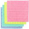 Beldray panni in microfibra per pulizia generale 4 pz 30 x 30 cm | Materiale testurizzato, riutilizzabili e lavabili in lavatrice, 4 panni colorati, per cucina, bagno e spolvero