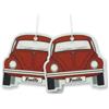 BRISA VW Collection - Maggiolino Profumatore Auto Set da 2 | Volkswagen Deodorante Auto da Appendere, Maggiolino Frontale, Melone/Rosso