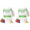 Colpropur Active Gusto Frutti di Bosco - Collagene Idrolizzato in Polvere da Bere - Peptidi di Collagene, Integratore per Ossa, Muscoli e Articolazioni - 330g (Confezione da 2)