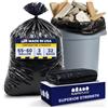 Plasticplace Borse da appaltatore nere, 55 galloni, 38x58, 3 mil, 32/case