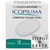 Icopiuma Compresse Oculari Adesive Sterili 10 Pezzi Tamponi Oculari