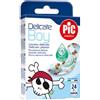 PIKDARE SPA Pikdare Pic Cerotto Delicato In Striscia Boy 19 X 72 Cm 24 Pezzi Cerotti Classici