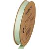 Halbach Seidenbänder Nastro in grosgrain di alta qualità, larghezza: 13 mm, lunghezza: 25 m, nastro regalo sostenibile in poliestere riciclato, ideale come nastro, colore: verde pallido