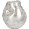 Casablanca modernes Design Casablanca - Vaso Crumple in vetro crema, 21 cm di altezza, decorazione per la casa, idea regalo