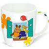 TROTSCH - Die Maus Maus und Freunde : Tasse in Geschenkverpackung Haus aus Porzellan spülmaschinengeeignet mikrowellengeeignet