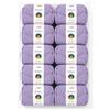 Stafil Colors Set da 10 Gomitoli Colore lilla - 10 Gomitoli da 50 g (500 g Totali) - Lana Acrilica per Uncinetto, Maglia, Amigurumi, Crochet e Lavori Creativi