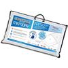 V.I.P. VERY IMPORTANT PILLOW - Cuscino VIP, Effetto Fresco, 42x72, Bianco 100% Viscolattice, Made in Italy, Federa 70% Poliestere, 30% Freeze, C.856090