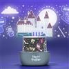 Paladone Luce Proiettore Harry Potter - Lampada Notturna Ufficiale Hogwarts & Quidditch con Scene Intercambiabili, Alimentata via USB o Batterie