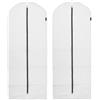 Brabantia - Copriabiti XL - Custodia Protettiva per Abiti - per Armadi - Organizer per Stendibiancheria - Custodia Trasparente da Appendere - Adatta per Cappotti - Set di 2 - White - 60 x 150 cm