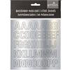 goldbuch 10209 - Set di lettere adesive in argento, lettere da incollare, con 2 fogli, fogli adesivi con lettere dell'alfabeto dalla A alla Z, numeri da 0 a 9, dieresi, punti, caratteri del meno e ß