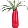 VanEnjoy 9.4 Red High Creative Oblique Opening Design Desktop Ceramic Vase Home Office Decoration Vases