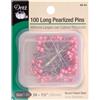 Dritz - Perni Lunghi perlati, Misura 24, 100/Pkg, 1-1/2 Pollici