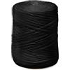 Flandria Legame da giardino morbido, elastico per tutor, palizzatore, vite e pomodoro, 100 m, colore: nero