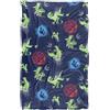 Jurassic Park Graffiti Dinos Coperta super morbida al tatto setoso - 91 x 147 cm