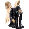 Puckator Angelo della Morte in Ginocchio con Spada - Scultura in Resina Ornamentale - Statuetta Accessorio Gotico per Casa e Halloween
