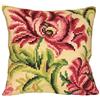 Collection D'Art Collezione d'Arte 40 x 40 cm Wild Rose (Sinistra) Kit Cuscino Punto Croce