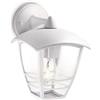 PHILIPS Creek Applique LED da esterno, Alluminio, Bianco | Resistente a intemperie, Durevole, Design classico, Lampadina E27 venduta separatamente
