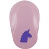 folia 73804 - Fustella a forma di UNICORNO, 38 mm | Fustella grande in metallo e plastica, ca. 9 x 5,5 x 6,8 cm, fustella a motivi in rosa, per lavori creativi e decorazioni