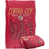 LOGOVISION The Flash The Central City Coperta super morbida al tatto setoso - 91 x 147 cm