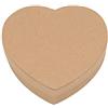 Glorex 6 2025 092 - Scatola in Cartone Naturale, 9,2 x 9 x 2,6 cm