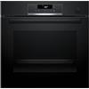 Bosch HRG532BB3 Serie 4 Forno con impulsi di Vapore, Air Fry Nero | Forno da incasso con impulsi di vapore, Smart, Pannello catalitico, Funzione Air Fry, Porta ammortizzata, Made in Europe