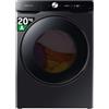 Samsung Lavatrice AI Control WF20DG8650BV/U3 Libera installazione, 20 Kg, Wifi, Ecobubble, AI Wash, Vapore Igienizzante, Carica Frontale, Corpo: Bianco, Oblò: Nero, 68,6l x 98,4h x 87,5p cm