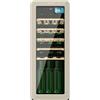 Cecotec Cantina 24 Bottiglie Retro Bolero Grandsommelier Origin 24 Hit Beige, Finitura Beige, Controllo schermo LED, Temp, 5-20ºC, NoFrost, Ripiani in legno, Illuminazione interna, Ventilazione