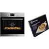 Electrolux Serie 700 Forno da Incasso Multifunzione Pirolitico, Capacità 72 L, EOM4P46TX & E9OHPS1 Set Pizza con Pietra refrattaria