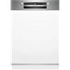 Bosch Elettrodomestici SMI6YCS02E, Serie 6, Lavastoviglie da incasso con frontalino, Asciugatura impeccabile e consumi ridotti, Home Connect, Diagnostica da remoto, 60 cm, Acciaio
