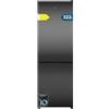 Cecotec Frigorifero Combinato 322L Bolero CoolMarket Combi 322i Dark D. Altezza 185,5cm, Larghezza 59,5cm, Tecnologia Multi Airflow, HumidityFlex HUB, LED Interno