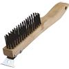 Warner Manufacturing 11083 Spazzola metallica con manico in legno, 4x16