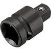 uxcell Sourcingmap 1/5,1 cm (F) a 3/20,3 cm (M) Drive impatto presa adattatore di prolunga, Cr-Mo