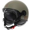 Momo design Casco Moto Jet Momo Design FGTR CLASSIC Mono Flip Verde Opac