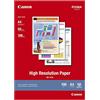 Canon HR-101 Carta ad Alta Risoluzione per Stampa Fotografica a Colori Formato A4 (50 fogli)