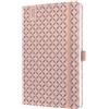 SIGEL J5131 Jolie Agenda settimanale 2025, copertina rigida, 13,5 x 20,3 cm, 174 pagine, rosato