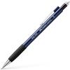 FABER-CASTELL - Portamine GRIP 1347 0,7 mm blu navy | Con zona antiscivolo, gomma integrata e mina anti-rottura, durezza B