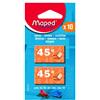 Maped 21459 - Set di 10 lame per scalpello A45