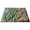 3DMAP Cartina in rilievo del Monte Bianco e della sua regione, 1/210 000