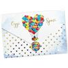 LINA OFFICINE GRAFICHE CREATIVE 96-256 Biglietto Auguri Regalo Matrimonio Portasoldi, Busta Interna inclusa - con Etichetta Chiudi Busta, 11 x 16 cm (PALLONCINI)