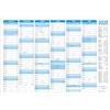 RNKVERLAG 2912/25 - Calendario da tavola 2025 in formato DIN A4 orizzontale, 25 calendari con date di vacanza e contatore settimanale in cartone da 250 g/m²