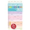 Alpha Edition Agenda familiare colorata con 4 colonne per 18 mesi 2025 - Timer familiare 22 x 45 cm - carta offset - con date di vacanza - agenda da parete - Alpha Edition