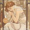 N NEUMANNVERLAGE Calendario 2023 da muro Mucha, 12 mesi, 30 x 30 cm (30 x 60 cm aperto)