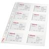 Leitz ESSELTE Busta perforata per biglietti da visita - PPL lucido - f.to A4 - 78930