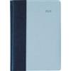 Alpha Edition Calendario a libro Premium Air Blue Azur 2024, formato A5, 1 giorno, 1 pagina, 416 pagine, copertina Tucson, Alpha Edition