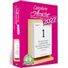 Calendario Geniale Calendario delle Amiche 2027. Il Primo e L'Originale. Il Calendario Geniale dedicato alle Donne. Idea Regalo con Scatola. Supporto in Legno. Ogni giorno Frasi Filosofiche al Femminile