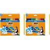 BIC Kids Matite Colorate Acquerellabili, Aquacouleur, Colori Assortiti, Confezione da 24 Matite, Colori per Bambini a Casa e a Scuola